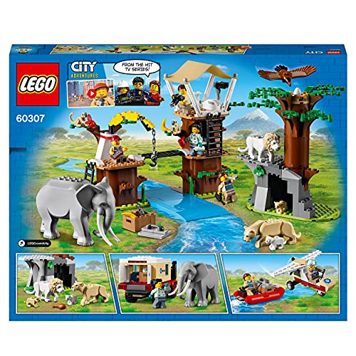 LEGO City 60307 - Campamento de rescate para animales