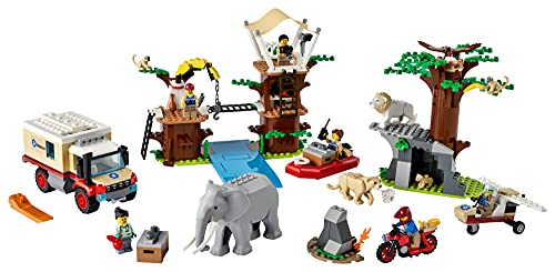 LEGO City 60307 - Campamento de rescate para animales