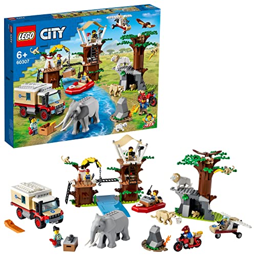 LEGO City 60307 - Campamento de rescate para animales