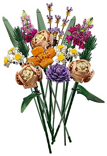 LEGO Flower Bouquet 10280 - Kit de construcción para ramo de flores y proyecto creativo único para adultos, nuevo 2021 (756 piezas)