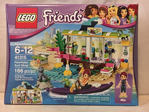 LEGO Friends Tienda de surf de Andrea's Speedboat Transporter & LEGO Friends Heartlake