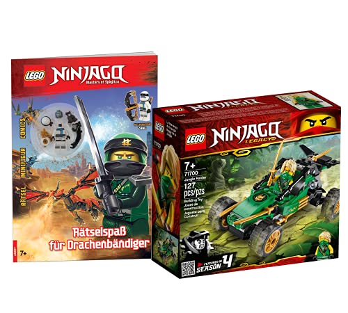 Lego NINJAGO 71700 Legacy Lloyds Animales de la selva + Ninjago Diversión de adivinación para los comandantes del dragón