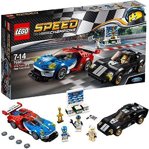 LEGO Speed Champions - Coches Ford GT de 2016 y Ford GT40 de 1966 (Lego 75881)