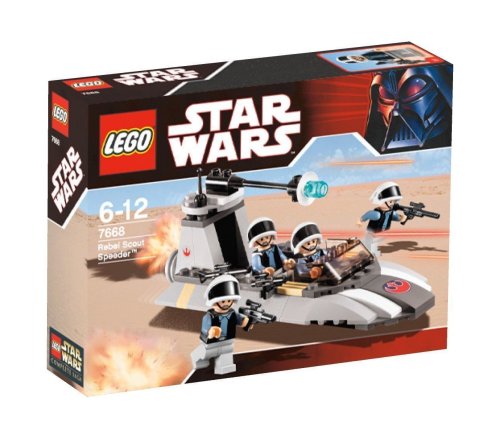 LEGO Star Wars 7668 Rebel Scout Speeder - Deslizador Explorador rebelde