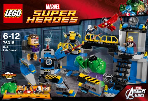 LEGO Super Heroes - El Ataque al Laboratorio de Hulk, Juego de construcción (76018)