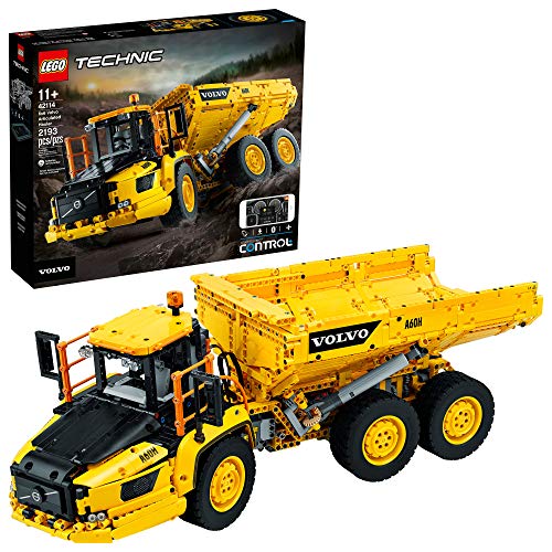 LEGO Technic 6x6 Volvo Articulated Hauler (42114) Building Kit, Volvo Truck Toy Model for Kids Who Love Construction Vehicle Playsets, New 2020 (2,193 Pieces)