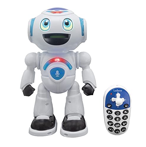 LEXIBOOK Powerman Master Interactivo Que Lee en la Mente Juguete para Niños Baila Juega Música Animal Quiz Stem Robot de Control Remoto Programable Junior