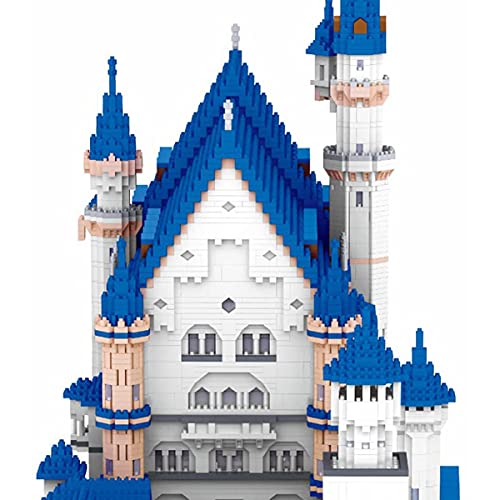 LGH 11810 Piezas Mini Nano Bricks Conjunto de construcción Modular de Castillo alemán Europeo, Arquitectura Nuevo Modelo de Castillo de Piedra de Cisne Bloques de construcción, Regalo para niños