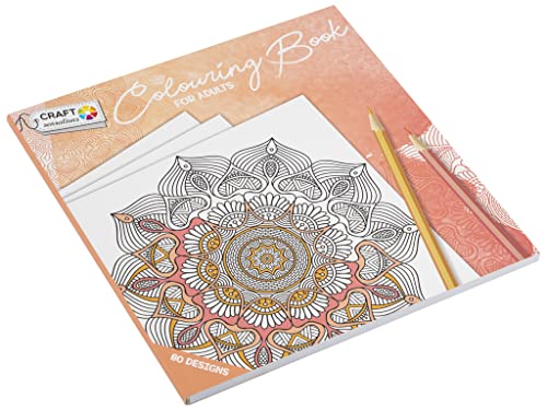 Libro para colorear con 80 diseños diferentes de mandala. Alivia el estrés y la relajación para adultos pintando con bonitos mandalas en A4.