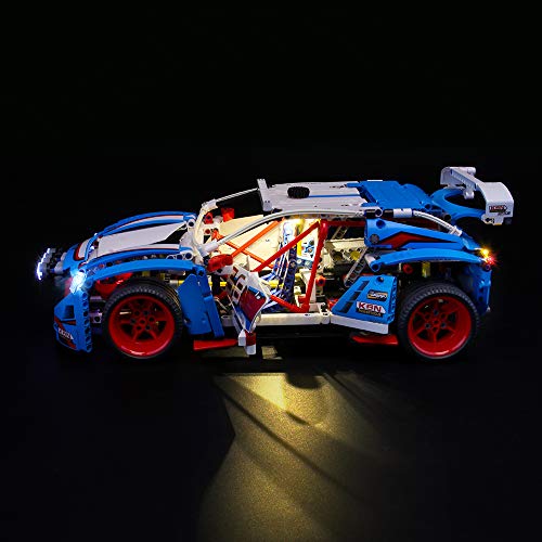 LIGHTAILING Conjunto de Luces (Technic Coche De Rally) Modelo de Construcción de Bloques - Kit de luz LED Compatible con Lego 42077 (NO Incluido en el Modelo)