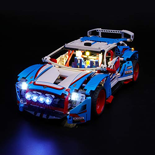 LIGHTAILING Conjunto de Luces (Technic Coche De Rally) Modelo de Construcción de Bloques - Kit de luz LED Compatible con Lego 42077 (NO Incluido en el Modelo)