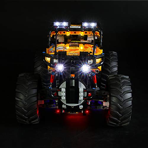 LIGHTAILING Conjunto de Luces (Technic Todoterreno Radical 4 x 4) Modelo de Construcción de Bloques - Kit de luz LED Compatible con Lego 42099 (NO Incluido en el Modelo)