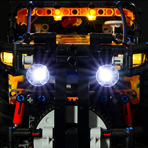 LIGHTAILING Conjunto de Luces (Technic Todoterreno Radical 4 x 4) Modelo de Construcción de Bloques - Kit de luz LED Compatible con Lego 42099 (NO Incluido en el Modelo)