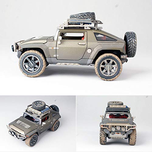 Lili Modelo De Coche Fundido A Presión para Hum-mer 1:24 para HX Concept 2008 Vehículos De Fundición Estática Modelo Coleccionable Juguetes De Coche Deportivo