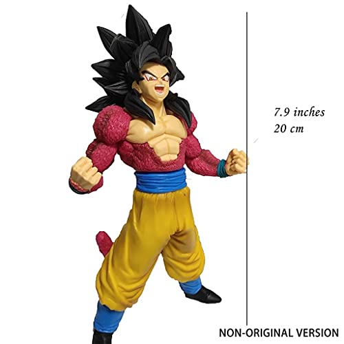 lilongjiao Dragon Ball GT Goku Speail Super Saiyan 4 Blood of Saiyan Break out Combat Ver.- Figura de PVC de 7.9 Pulgadas