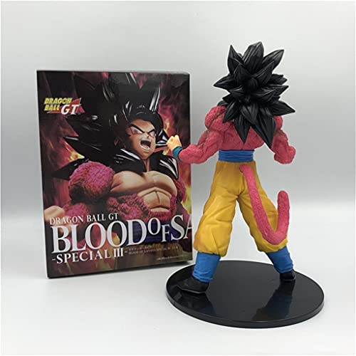 lilongjiao Dragon Ball GT Goku Speail Super Saiyan 4 Blood of Saiyan Break out Combat Ver.- Figura de PVC de 7.9 Pulgadas