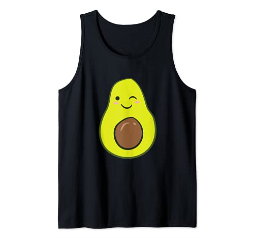 Lindo Aguacate Disfraz de Halloween Niños Aguacate Camiseta sin Mangas