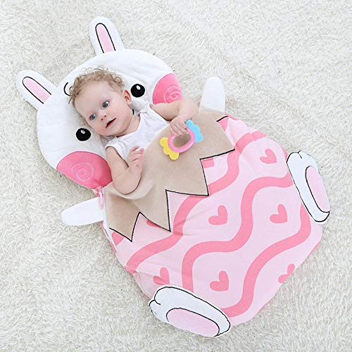 Lindo bebé saco de dormir grueso cálido otoño e invierno recién nacido anti-patada invierno niño bebé saco de dormir edredón 80cm0-18 meses-Pikachu_80cm saco de dormir para niños