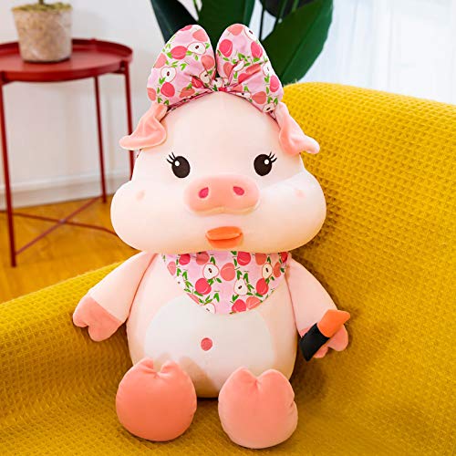 Lindo Maquillaje Cerdo de Peluche de Juguete Rosa Cerdo Cerdo muñeca Puff Cerdo muñeca 55 cm B