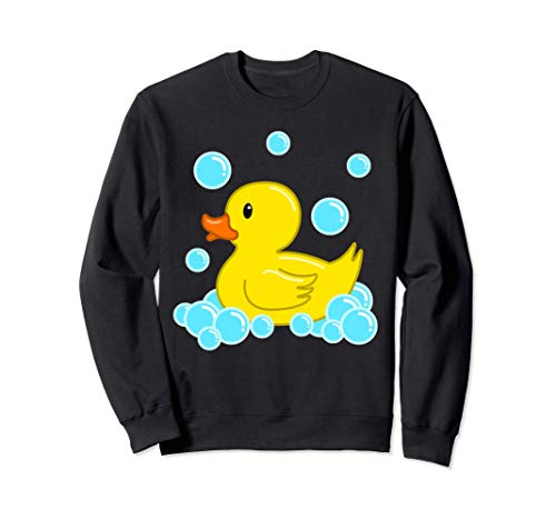 Lindo Pato Amarillo Duckie Juguetes De Baño De Goma Patito Sudadera