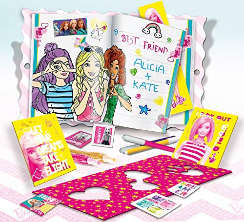 Lisciani - Barbie Mi Diario Secreto - Juego educativo creativo para niñas a partir de 4 años (55951)