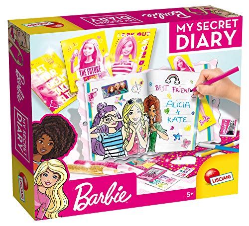 Lisciani - Barbie Mi Diario Secreto - Juego educativo creativo para niñas a partir de 4 años (55951)