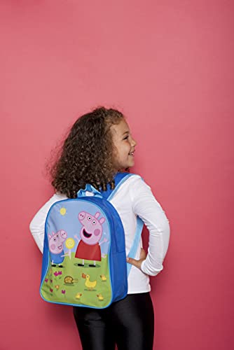 Lisciani - Mochila con construcciones de Peppa Pig para bébés - Juego educativo para niños a partir de 1 año