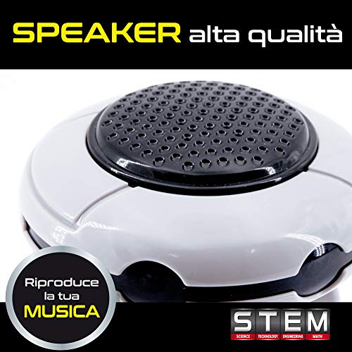 Liscianigiochi- Cienza Hi Tech Bluetooth Robot parlante, Multicolor (68746)