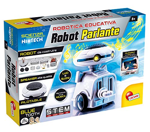 Liscianigiochi- Cienza Hi Tech Bluetooth Robot parlante, Multicolor (68746)