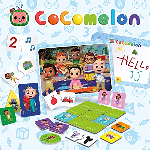 Liscianigiochi- CoComelon-Super Pupitre bebés a Partir de 2 años-Maxi colección de Juegos educativos para los niños más pequeños, Multicolor (90945)