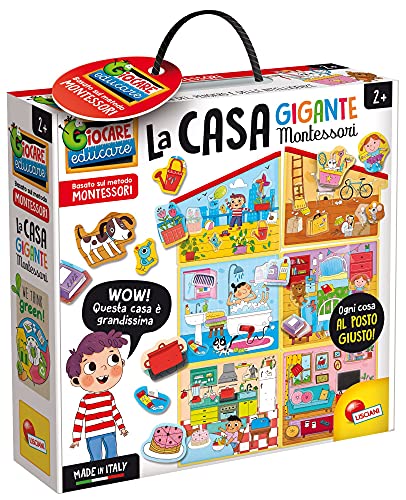 Liscianigiochi- Montessori La Casa Gigante Juego Educativo Preescolar, Multicolor (85644)