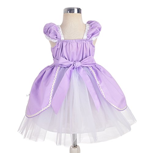 Lito Angels Disfraz Vestido de la Princesa Sofia para Bebe Niñas Talla 18-24 Meses, Rosa Caliente