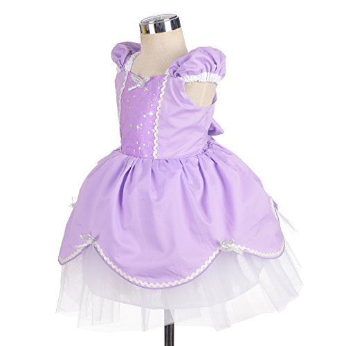 Lito Angels Disfraz Vestido de la Princesa Sofia para Bebe Niñas Talla 18-24 Meses, Rosa Caliente