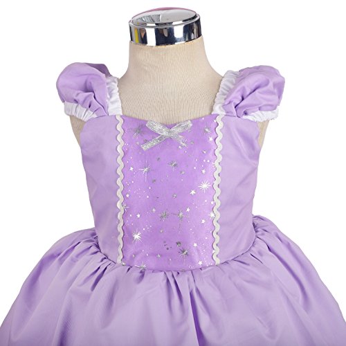 Lito Angels Disfraz Vestido de la Princesa Sofia para Bebe Niñas Talla 18-24 Meses, Rosa Caliente