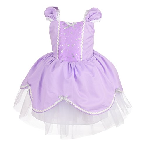 Lito Angels Disfraz Vestido de la Princesa Sofia para Bebe Niñas Talla 18-24 Meses, Rosa Caliente