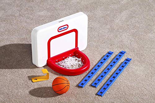 Little Tikes Attach 'n Play Juego de baloncesto - Diversión en interiores - Altura ajustable - Juego activo - Incluye pelota - Edad: Para niños de 24 meses a 5 años