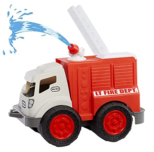 little tikes Dirt Digger Camión de Bomberos para niños-Rocía Agua-Escalera giratoria y Extensible-Promueve Activo-para Juegos en Interiores o Exteriores-A Partir de 2 años, Color (655791)