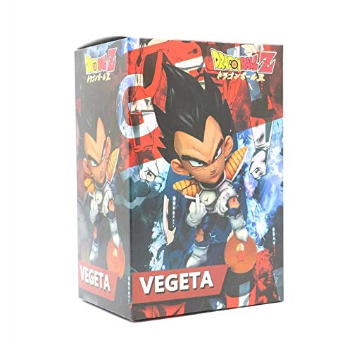 lkw-love Personalidad Estatua Dragon Ball Z Super Saiyaman Vegeta Príncipe Dedo Medio Patrón de PVC Figura de Acción de Colección Juguetes Y1002-Multicolor-Multicolor