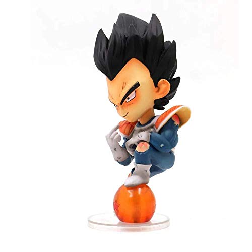 lkw-love Personalidad Estatua Dragon Ball Z Super Saiyaman Vegeta Príncipe Dedo Medio Patrón de PVC Figura de Acción de Colección Juguetes Y1002-Multicolor-Multicolor