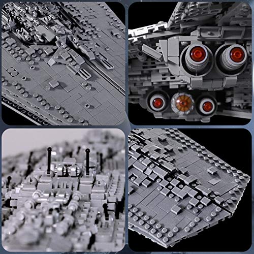 Loads Star Imperial Wars Destroyer - Juego de construcción de bloques de construcción Super UCS Star Destroyer, modelo de destructor estrellado compatible con Lego Star Wars (7588 + piezas)