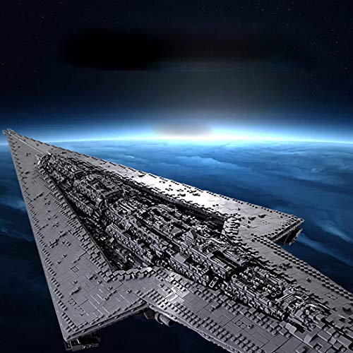 Loads Star Imperial Wars Destroyer - Juego de construcción de bloques de construcción Super UCS Star Destroyer, modelo de destructor estrellado compatible con Lego Star Wars (7588 + piezas)