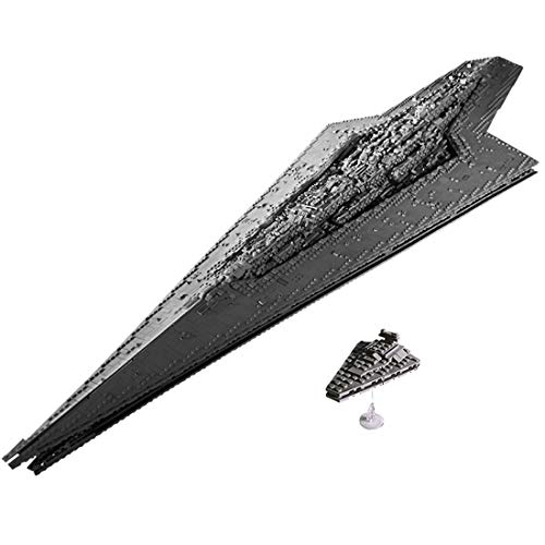 Loads Star Imperial Wars Destroyer - Juego de construcción de bloques de construcción Super UCS Star Destroyer, modelo de destructor estrellado compatible con Lego Star Wars (7588 + piezas)