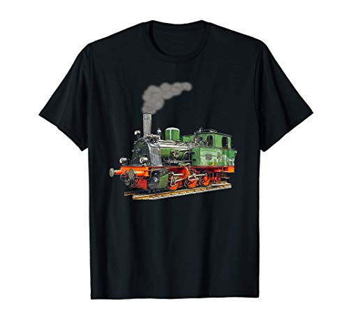 Locomotora I Locomotora de ferrocarril Realista Camiseta