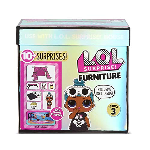 LOL Surprise Muñecas Coleccionables para Niñas , Con 10 Sorpresas y Accesorios , Sleepy Bones , Mobiliario Serie 3