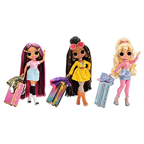 LOL Surprise OMG World Travel Muñeca de Moda City Babe - con 15 sorpresas Que Incluyen Vestido, Zapatos, Accesorios de Viaje y más - Caja Reutilizable - para coleccionar - Edad: 4+ años