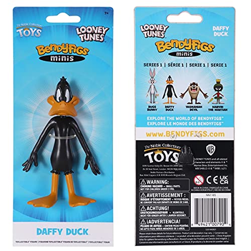 LOONEY TUNES Noble Collection Bendyfigs Bendable Figure Daffy Duck 11 cm Mini