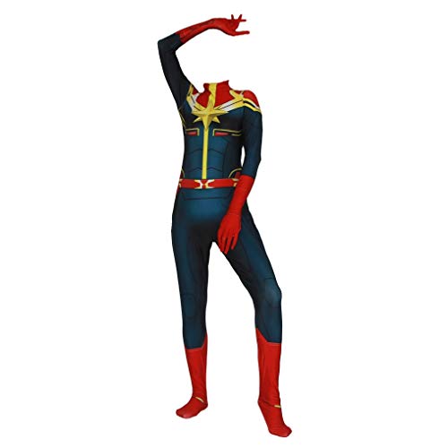 Los aficionados adultos capitán Superhero cosplay cumpleaños de los niños Juego de imaginación Body tema del partido de mascarada del mono Bodies Vestimenta película del animado ropa, (115～125cm)