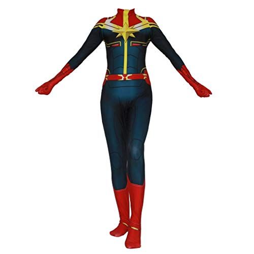 Los aficionados adultos capitán Superhero cosplay cumpleaños de los niños Juego de imaginación Body tema del partido de mascarada del mono Bodies Vestimenta película del animado ropa, (115～125cm)