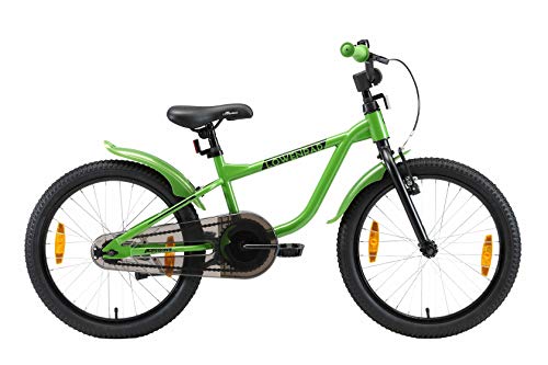 LÖWENRAD Bicicleta Infantil para niños y niñas a Partir de 6 años | Bici 20" Pulgadas con Frenos | Verde