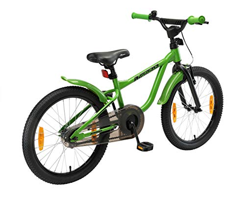 LÖWENRAD Bicicleta Infantil para niños y niñas a Partir de 6 años | Bici 20" Pulgadas con Frenos | Verde